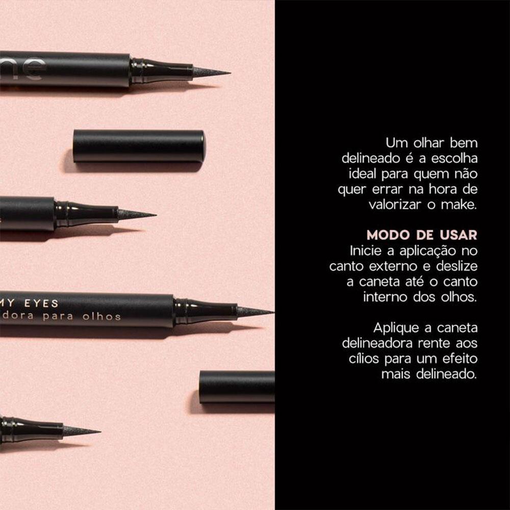 Kit Océane Edition Paleta Hightlight + Caneta Line My Eyes e Sombra Unique (3 produtos) - 4