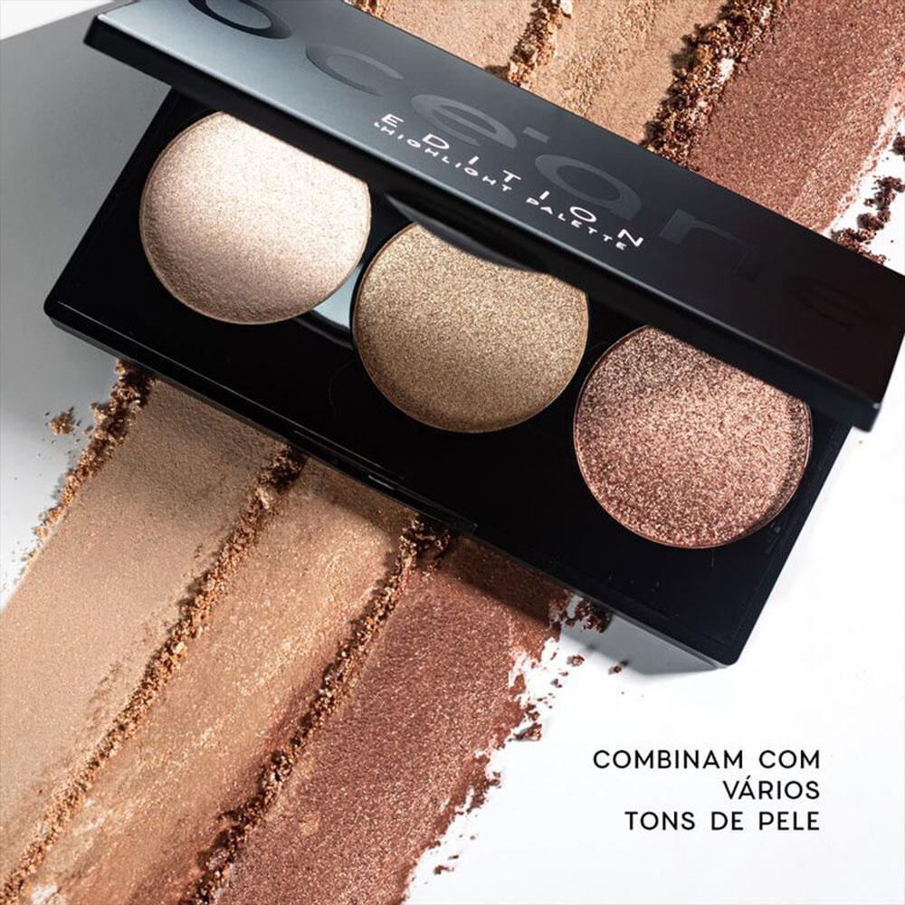 Kit Océane Edition Paleta Hightlight + Caneta Line My Eyes e Sombra Pocket Nude (3 produtos) - 3