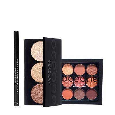 Kit Océane Edition Paleta Hightlight + Caneta Line My Eyes e Sombra Pocket Nude (3 produtos)