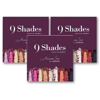 Mariana Saad By Océane 9 Shades - Paleta de Sombras 3 Unidades