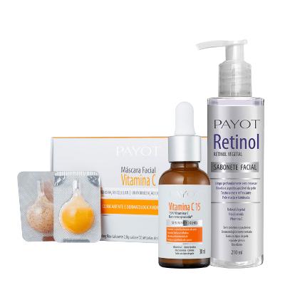Kit Payot Vitamina C Sérum e Retinol Sabonete Líquido  (3 produtos)