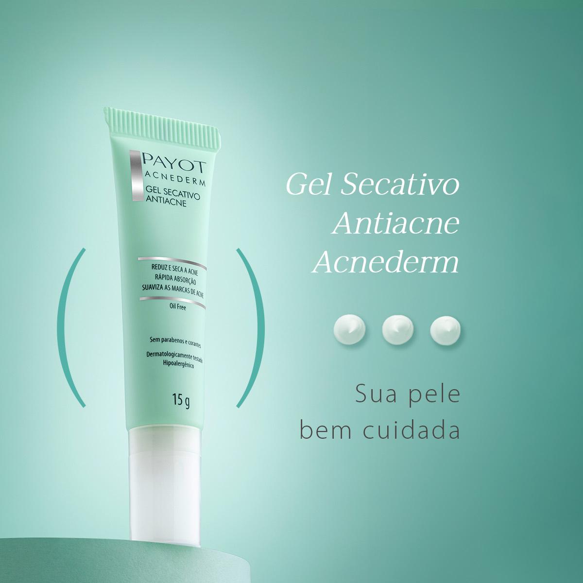 Kit Payot Acnederm Gel Hidratante Antiacne Secativo Sabonete Líquido e Tônico (4 produtos) - 5