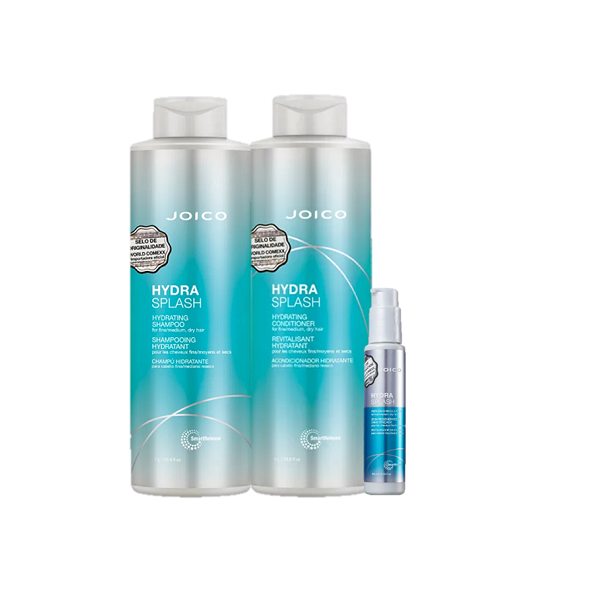 Joico Hydra Splash Shampoo 1L Condicionador 1L Leave-in 100ml - 1