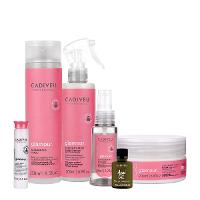 Kit Cadiveu Professional Essentials Glamour Shampoo Máscara Fluído Ampola Sérum e Açaí Oil 10 (6 produtos) - 1
