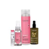Kit Cadiveu Professional Essentials Glamour Shampoo Sérum Ampola Capilar e Açaí Oil 60 (4 produtos) - 1