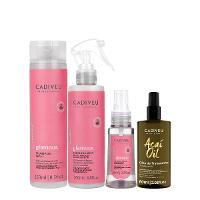 Kit Cadiveu Professional Essentials Glamour Shampoo Fluído Sérum e Açaí Oil (4 produtos) - 1