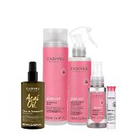Kit Cadiveu Professional Essentials Glamour Shampoo Ampola Fluído Sérum e Açaí Oil 60 (5 produtos) - 1