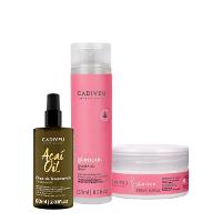 Kit Cadiveu Profissional Essentials Glamour Shampoo Máscara e Açaí Oil 60 (3 produtos) - 1