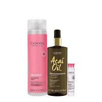 Kit Cadiveu Profissional Essentials Glamour Shampoo Ampola e Açaí Oil 110 (3 produtos) - 1
