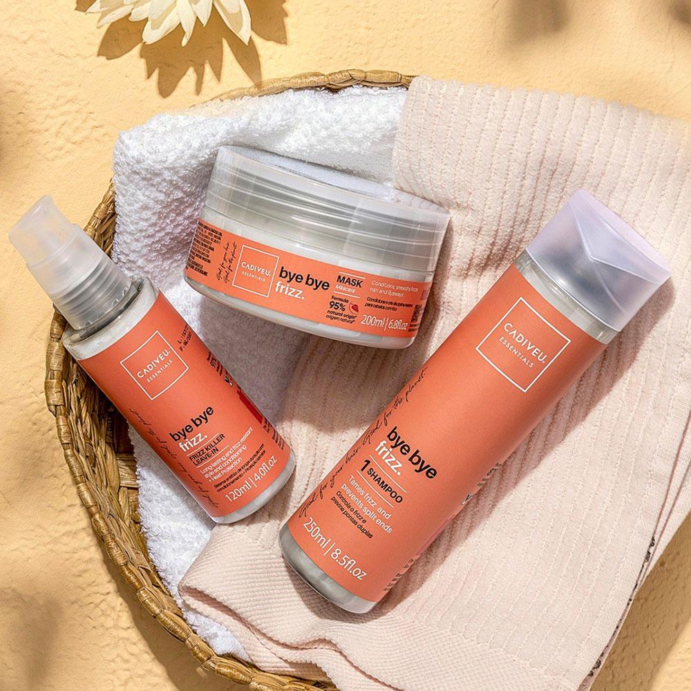 Kit Cadiveu Professional Bye Bye Frizz Shampoo Condicionador e Leave-in (3 produtos) - 2