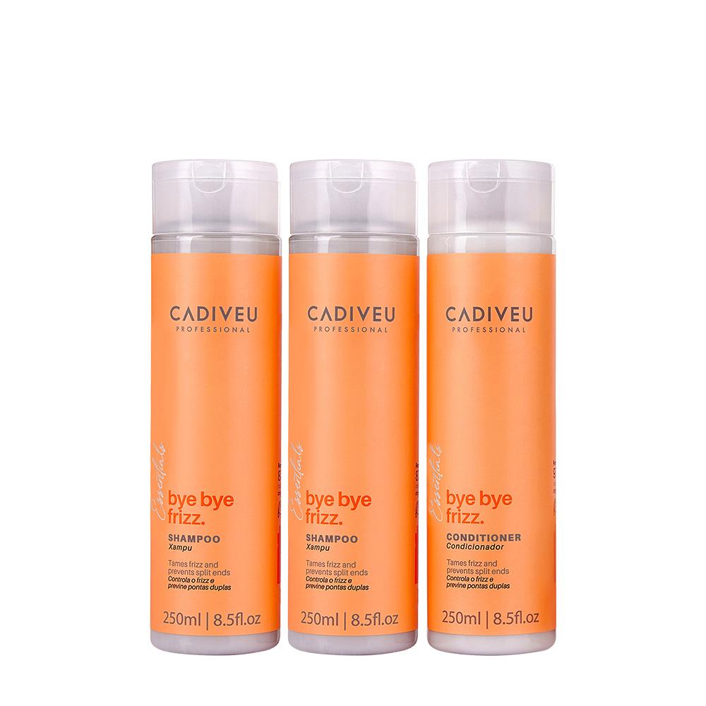 Kit Cadiveu Professional Bye Bye Frizz Shampoo Extra e Condicionador (3 produtos) - 1