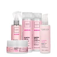 Kit Cadiveu Essentials Quartzo Shine Shampoo Condicionador Fluído Máscara e Protein Hair Cream (5 produtos) - 1