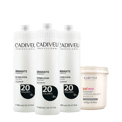 Kit Cadiveu Professional Oxidante 20V Extra e Buriti Mechas (4 produtos)