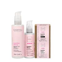 Kit Cadiveu Professional Essentials Quartzo Shine Shampoo Máscara em Barra Pré Shampoo e Leave-in (4 produtos) - 1