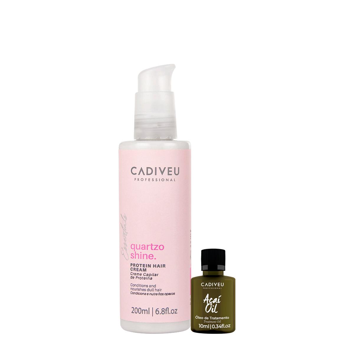 Kit Cadiveu Essentials Quartzo Shine Pré- Shampoo e Açaí Oil (2 produtos) - 1