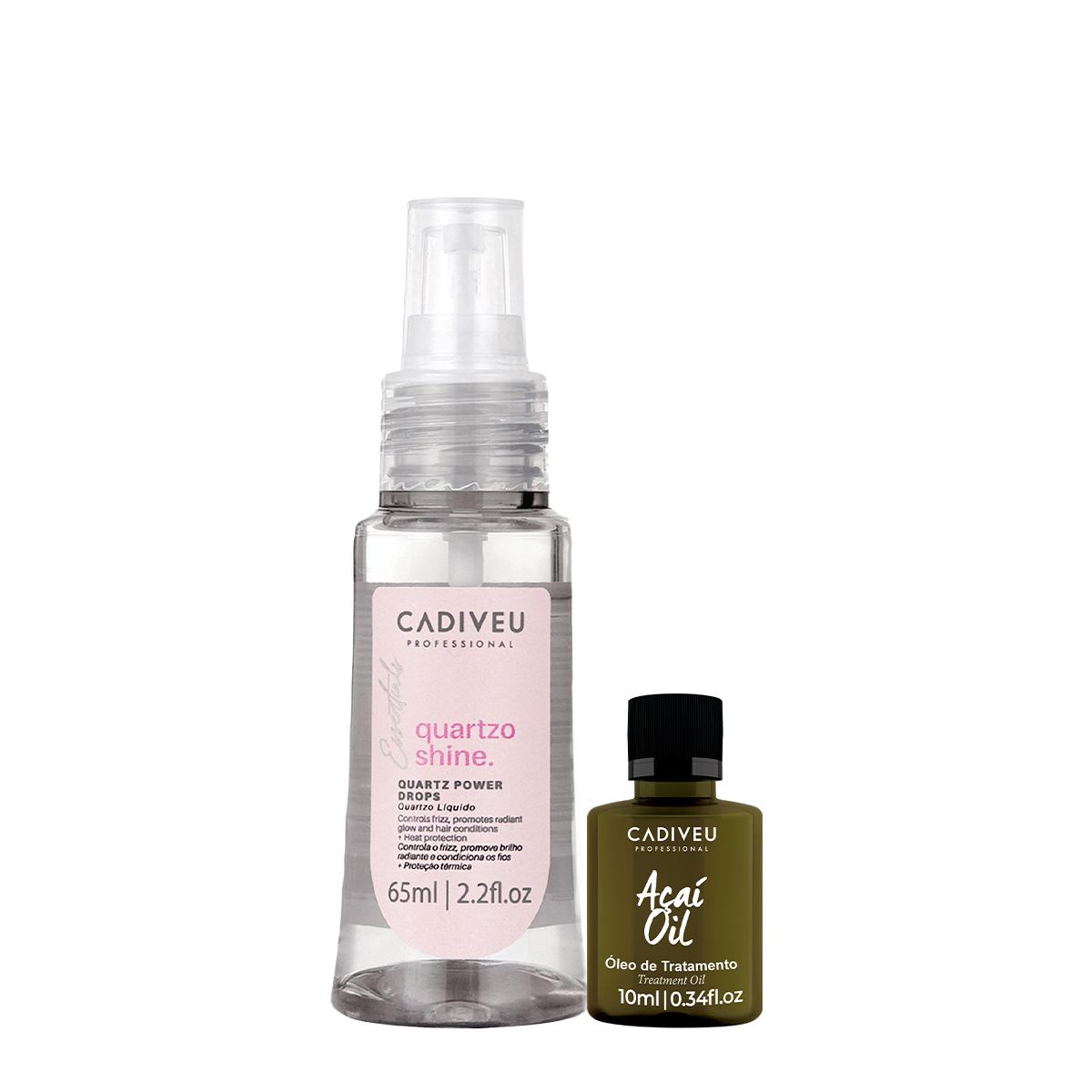 Kit Cadiveu Professional Essentials Quartzo Shine Óleo e Açaí Oil (2 produtos) - 1
