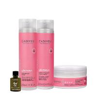 Kit Cadiveu Profissional Essentials Glamour Shampoo Condicionador Máscara e Açaí Oil P (4 produtos) - 1