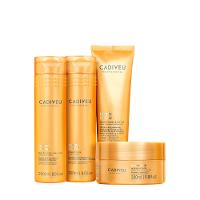 Kit Cadiveu Professional Nutri Glow Shampoo Condicionador leave in e Máscara (4 produtos) - 1