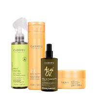 Kit Cadiveu Professional Nutri Glow Shampoo Máscara Maxi Ondas e Açaí Oil 60 (4 produtos) - 1