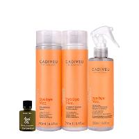 Kit Cadiveu Professional Bye Bye Frizz Shampoo Condicionador Selagem Gradativa e Açaí Oil (4 produtos) - 1