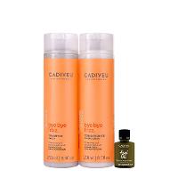 Kit Cadiveu Professional Bye Bye Frizz Shampoo Condicionador e Açaí Oil (3 produtos) - 1