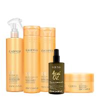 Kit Cadiveu Professional Nutri Glow Shampoo Condicionador Máscara P Fluído e Açaí Oil 60 (5 produtos) - 1