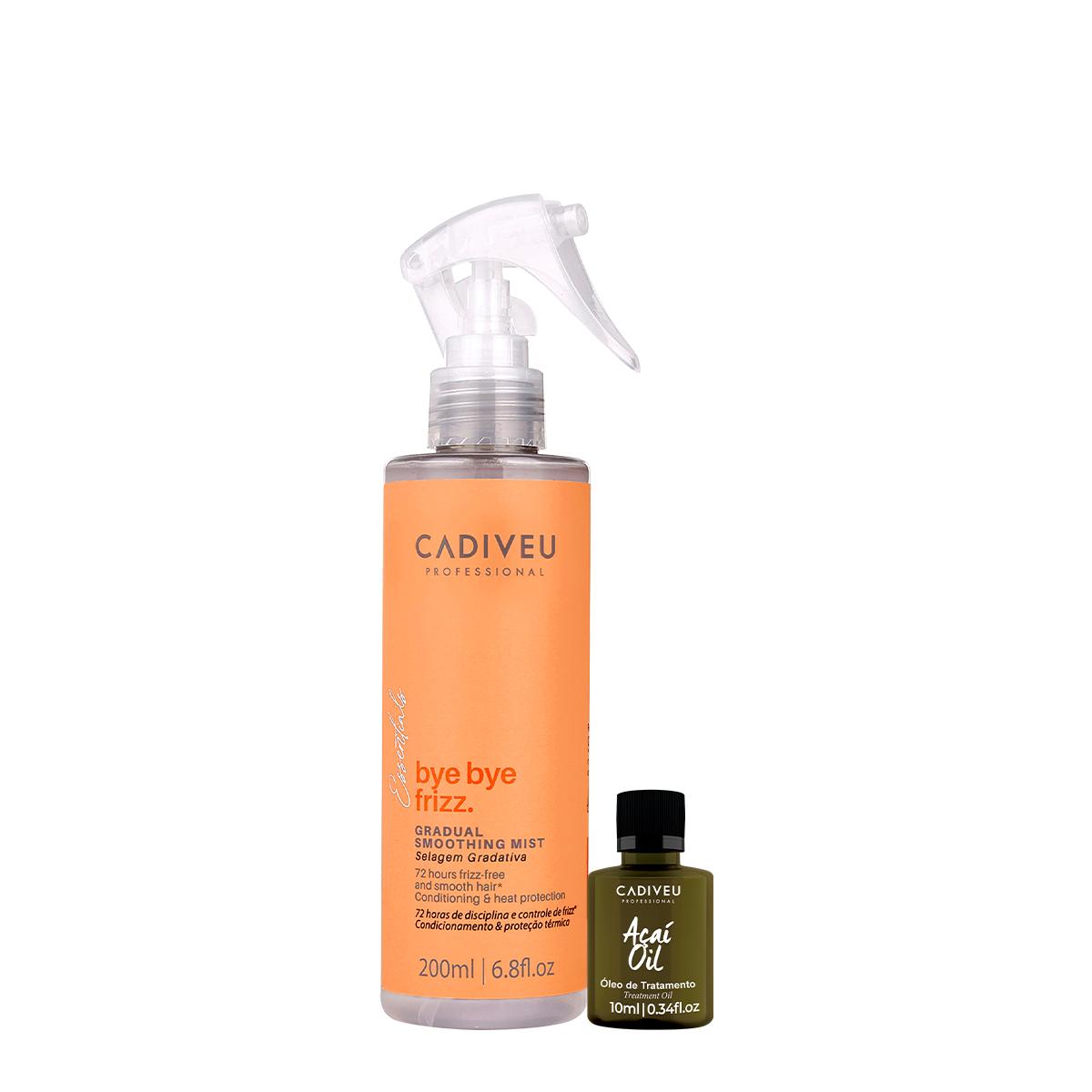 Kit Cadiveu Professional Açaí Oil e Bye Bye Frizz Selagem Gradativa Leave-in (2 produtos) - 1