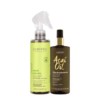 Kit Cadiveu  Professional Essentials Maxi Ondas e Açaí Oil 110 (2 produtos)
