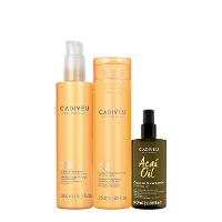 Kit Cadiveu Professional Nutri Glow Booster Fluído de Tratamento Pré Shampoo Açaí Oil 60 e Shampoo (3 produtos) - 1