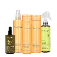 Kit Cadiveu Professional Nutri Glow Shampoo Condicionador Maxi Ondas Booster Pré Shampoo e Açaí Oil 60 (5 produtos) - 1