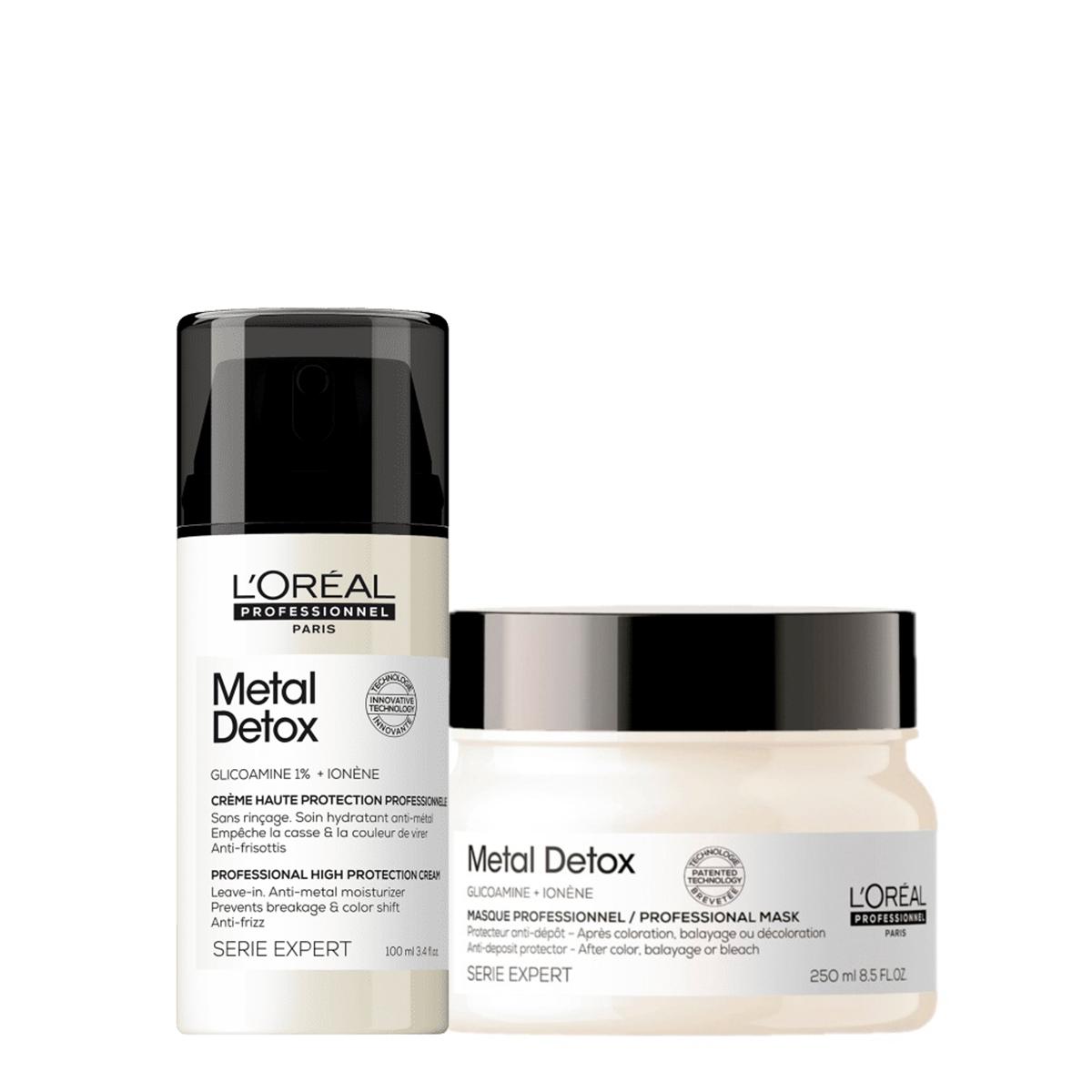 Kit LOréal Professionnel Metal Detox Máscara e Leave-in (2 produtos) - 1