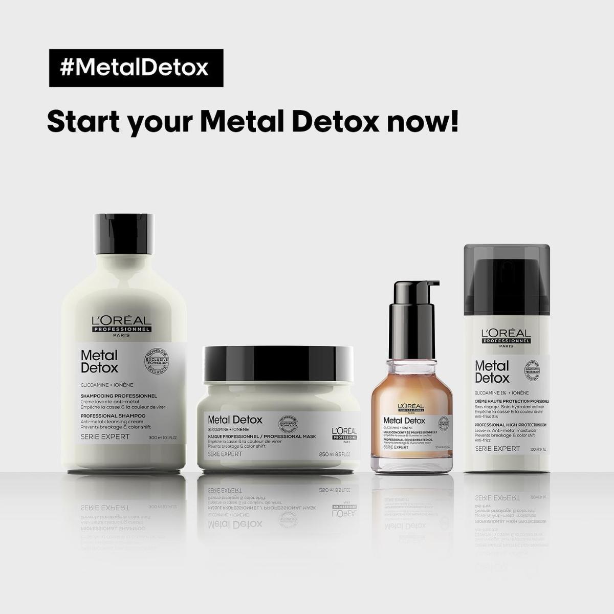 Kit LOréal Professionnel Metal Detox Máscara G Leave-in e Spray Neutralizador Anti-Metal (3 produtos) - 2