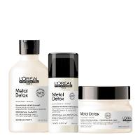 Kit LOréal Professionnel Metal Detox Shampoo Máscara e Leave-in (3 produtos) - 1