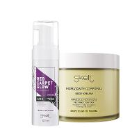 Kit Skelt Unexpected Day Red Carpet Glow Autobronzeador Mousse Dark (2 produtos) - 1