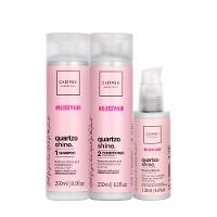 Kit Cadiveu Professional Quartzo Shine Shampoo Condicionador e Balm (3 produtos). - 1