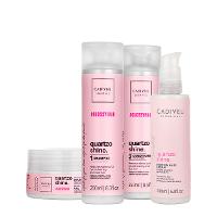 Kit Cadiveu Professional Quartzo Shine Shampoo Condicionador Máscara e Protein Hair Cream (4 produtos) - 1