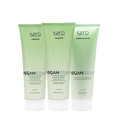 Kit K.Pro Veganíssima Balance Moisturizer Shampoo Extra e Condicionador Cabelos Ressecados (3 produtos)