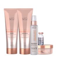 Kit K.Pro Profissional Regenér Shampoo Condicionador Máscara Leave-in  Ampola (5 produtos) - 1