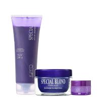 Kit K.Pro Profissional Special Silver Shampoo Desamarelador Máscara Blond e Sérum (3 produtos) - 1