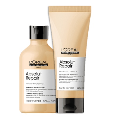Kit L'Oréal Professionnel Duo Serie Expert Absolut Repair Gold Quinoa Protein Duo (2 Produtos)