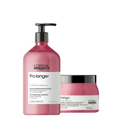 Kit L'Oréal Professionnel Serie Expert Pro Longer Shampoo e Máscara G (2 produtos)