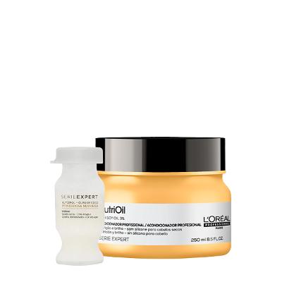 Kit L'Oréal Professionnel Serie Expert NutriOil Máscara P e Ampola de Nutrição (2 produtos)