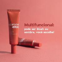Kit Océane 4you Trio de Sombras Cooper Shine Hidratante Labial Berry e Blush Líquido Laranja (3 Produtos) - 2