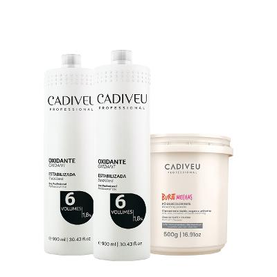 Kit Cadiveu Professional Buriti Mechas e Oxidante 6v (3 produtos)