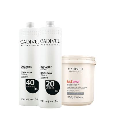 Kit Cadiveu Professional Oxidante 40v 20v e Buriti Mechas (3 produtos)