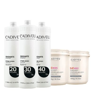 Kit Cadiveu Professional Oxidante 20v 30v 40v e Buriti Mechas (4 produtos)