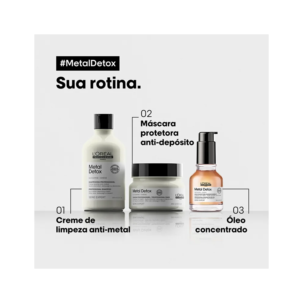 Kit L'Oréal Professionnel Metal Detox Huile Neutralizador (2 produtos) - 6