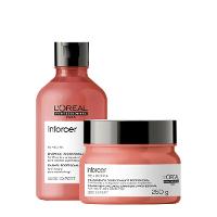 Kit L'Oréal Professionnel Inforcer Serie Expert Shampoo e Máscara P (2 produtos) - 1