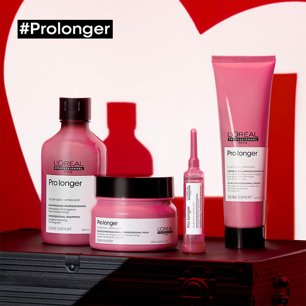 Kit L'Oréal Professionnel Serie Expert Pro Longer Shampoo Máscara e Blow Dry Fluidifier Leave-in (3 produtos) - 5