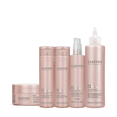 Kit Cadiveu Repair Solution Shampoo Sem Sulfato Condicionador Máscara Shot e Proteína (5 produtos)